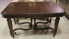 Depression Era Dining Table one leaf, 12