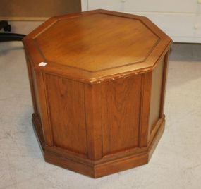 Octagon Shaped Modern End Table 24
