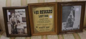 3 Framed Prints $50 Reward Lost dog, selling is so exciting, and two wild, and Crazy guys, 10