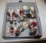 Box Lot of Snowman Decorations