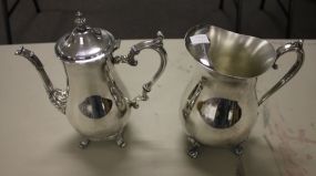 Silverplate Coffee Pot and Pitcher