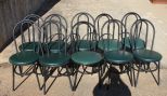 Set of 10 Metal Chairs