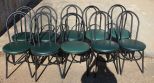 Set of 10 Metal Chairs