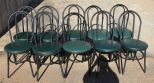 Set of 10 Metal Chairs