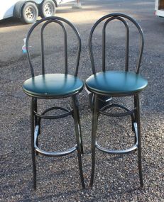 Pair of Metal Barstools