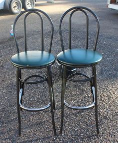 Pair of Metal Barstools