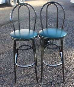 Pair of Metal Barstools