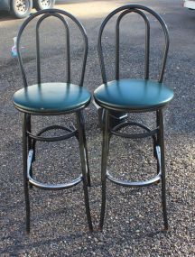 Pair of Metal Barstools