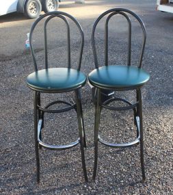 Pair of Metal Barstools