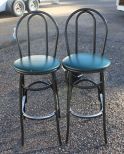 Pair of Metal Barstools