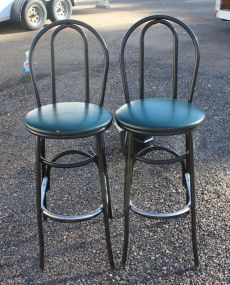 Pair of Metal Barstools