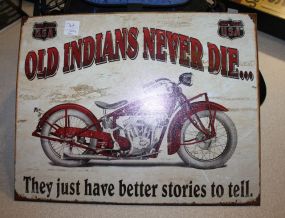 Indian Motorcycle Sign