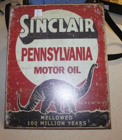 Sinclair Motor Oil Sign