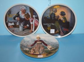 Knowles Hand Painted China Collector's Plates