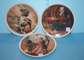 Knowles Hand Painted China Collector's Plates