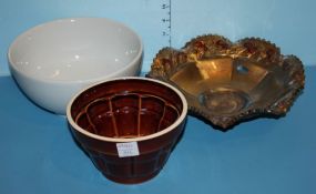 Harvest Design Pottery Mold along with Two Bowls