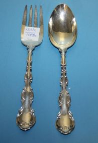 Two Large Sterling Serving Pieces in 