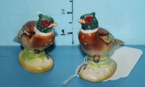 Vintage Pheasant Salt and Pepper Shakers