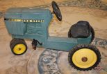 Metal John Deere Tractor Child's Toy