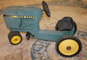 Metal John Deere Tractor Child's Toy