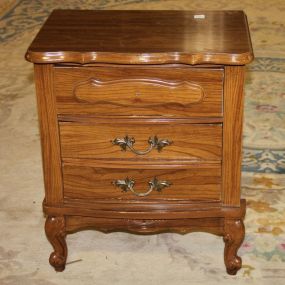 Two Drawer Bedside Table