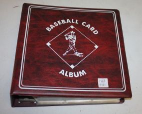 Book of Baseball Cards Album, 35 pages, cards on both sides.