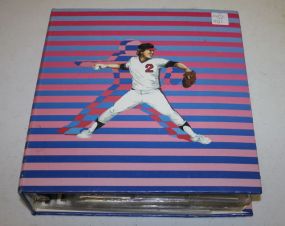 Book of Baseball Cards 53 pages, cards on both sides.