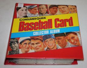 Consumer Guide, Baseball Card Collector Album 42 pages, cards on both sides.