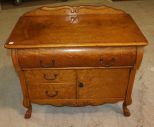 Early 20th Century Bird's Eye Maple Washstand/Chest