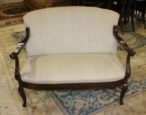 Walnut Victorian Settee