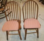 Two Contemporary Windsor Style Side Chairs