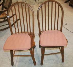 Two Contemporary Windsor Style Side Chairs