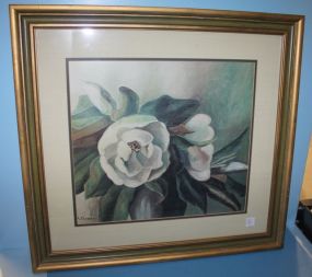 Print of Magnolia, signed A. Duncan