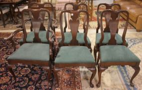 Set of Six Queen Anne Style Chairs