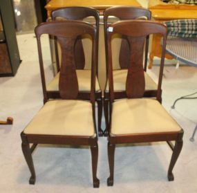 Set of Four Early 20th Century Mahogany Side Chairs