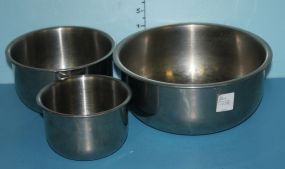 Three Madison Industries Mixing Bowls