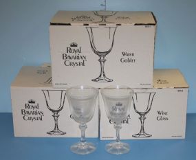 Sixteen Various Wine Glasses