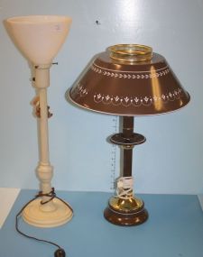 Two Metal Lamps