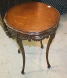 1930s Satinwood Inlay French Style Side Table