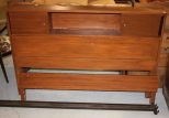 Vintage Bookcase Headboard Bed