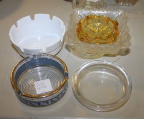 Glass Ashtrays and Small Dishes