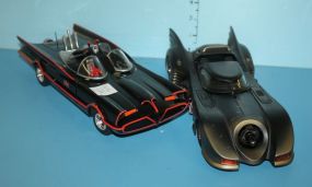 Two Hotwheels Batmobile Die Cast Models