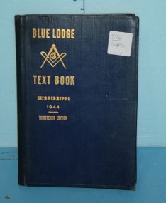 Blue Lodge Text Book MS 1944