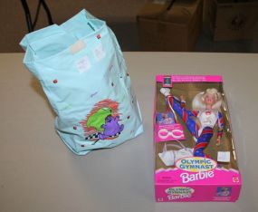 1996 Olympic Barbie Doll and a Bag of McDonald's Toys