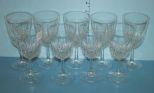 Set of Nine Stem Glasses