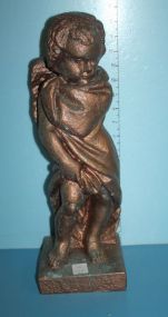 Painted Resin Angel Figurine
