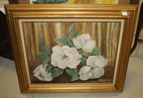Oil Painting of Magnolias
