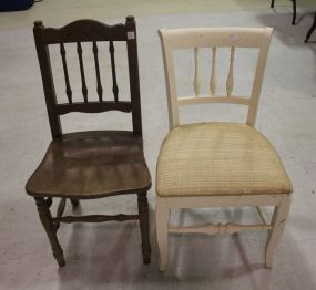 Two Vintage Side Chairs