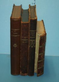 4 Early 20th Century Leather Bound Books
