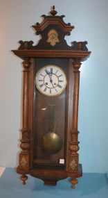 Good Antique 19th Century Victorian Wall Clock